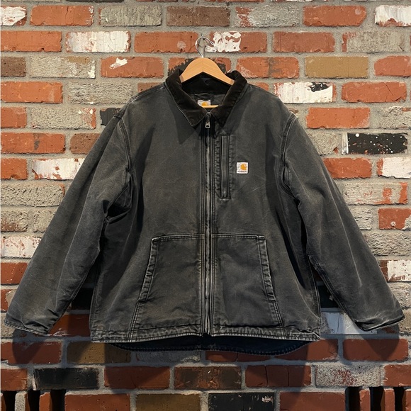 Carhartt Other - Carhartt Full Swing Armstrong Jacket Coat Sherpa Lined Mens XL Faded Black
